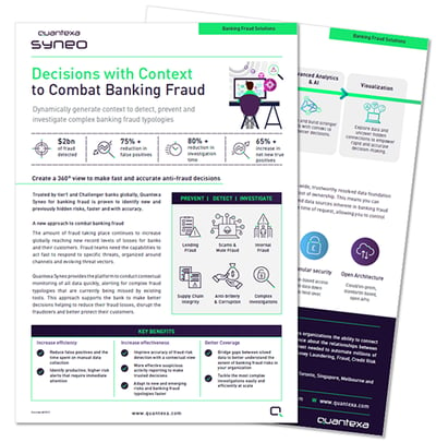 Banking Fraud Solution Suite Brief